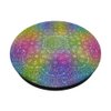 Cell Phone Pop Out Holder,Cute Ring Rainbow Mandala Design PopSockets Grip and Stand for Phones and Tablets
