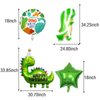 Dinosaur 3rd Birthday Decorations Dinosaur Birthday Party Balloons Supplies Dinosaur Foil Balloons for Kids 1st Birthday Baby Shower Dinosaur Themed Party Decorations (3rd Birthday)