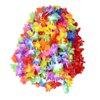 AnapoliZ Mega Luau Leis 100 Pack Hawaiian Theme Multi Colorful Tropical Summer Floral Necklace Simulated Silk Lei, Party & Wedding Favors (100)