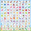 Partywind 408 PCS Temporary Tattoos for Kids, Glow and Glitter Fake Tattoo Stickers for Boys Girls Party Supplies Favors, Cute Goodie Bag Stuffers Gifts for Children (Individually Wrapped Sheet)
