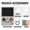 RG35XX 2024 Retro Handheld Game Console Linux System HD and TV Output 3.5 Inch IPS Screen 64G TF Card 5500+ Classic Games 2600mAh Battery(RG35XX 2024-Gray-New)