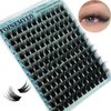 Wispy Lash Clusters 12-20mm Cluster Eyelash Extension 144Pcs D Curl DIY Lash Extensions Volume Individual Lashes Fluffy Eyelash Extension Fast Easy DIY at Home, by FOINEMYED