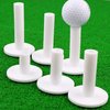 CHAMPKEY Premium Rubber Golf Tees | Excellent Durability and Stability Rubber Tees | Perfect for Golf Hitting Mats and Outdoor Training
