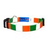 Ireland Dog Collar | Ireland Flag | Quick-release Buckle | Made in NJ, USA | for Small Dogs