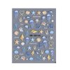 1PCS Summer Nail Art Stickers 5D Embossed Seashell Nail Stickers Cute Nail Decals Marine Ocean Starfish Nail Art Design Decals for Nail Art Summer Designs Self Adhesive Nail Art Supplies Accessories