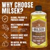 Milsek Furniture Polish and Wood Cleaner with Lemon Oil - Multipurpose Solution for Home Improvement from Hardwood Floors to Kitchen Cabinets - 12 Fl Oz (Pack of 1)