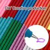 KEILEOHO 280 PCS Colored Glitter Hot Melt Glue Sticks, 14 Colors Mini Glue Sticks, Mini Hot Glue Sticks for Arts Crafts, Home Repair, Holiday Crafts