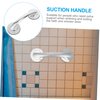 Cabilock Suction Cup Shower Handle Portable Bathroom Grab Bar for Extra Support Easy to Install and Uninstall Strong Bearing Capacity for Home Use