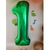 Number 5 Balloon Dark Green 40 Inch for Boy Girl Birthday Party Decorations, Five Year Old Number Balloons Party Supplies