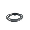 Pactrade Marine Grey Durable Fuel Line Assembly Hose Barbs Rubber Primer Bulb Lengthy 7 ft feet Resistant Material Cover Fuel Flow (5/16" Hose, Universal - No Connector)