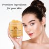 24K Gold Body Scrub, Natural Exfoliating Face Sugar Scrub With Anti-Aging Properties, Pure Skin Moisturizer, Reduce Wrinkles Deep Pore Cleansing Moisturizing Hydrating Skincare, Great Gift for Women