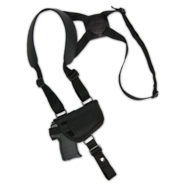 Barsony Cross Harness Shoulder Holster for KAHR CW 9MM 40 45 Right