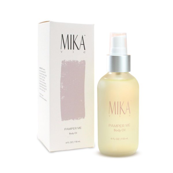 Mika Vie Organic Body Oil for Women | Certified Organic Body Oil for Dry Skin | Hydrating & Moisturizing Body Oil after Shower | Moisturizer for Dry Skin | Clean Beauty, Vegan and Paraben Free