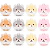 Meooeck 12 Pcs Mini Puppy Stuffed Animals 3.4 Inch Cute Plush Shiba Inu Furry Toys Bulk Soft Stuffed Puppy Dog Decompress Keychain for Christmas Party Birthday Goodie Bag Stuffers Classroom Prizes