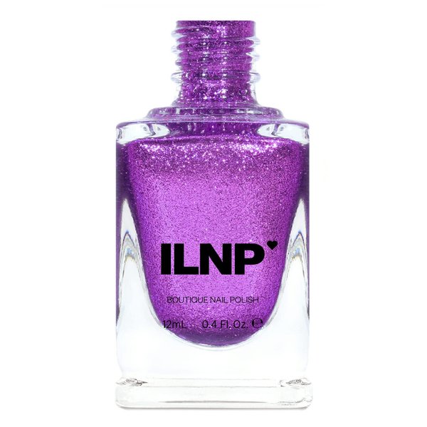 ILNP Hi-Fi - Bright Purple Ultra Metallic Bright Nail Polish