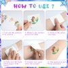 34 Sheets Mermaid Temporary Tattoos for Kids Girls, 102Pcs Mermaid Tattoo Stickers for Birthday Party Decorations Favors Supplies, Waterproof Mermaid Fake Tattoos, Ocean Themed Tattoo Stickers