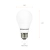 SYLVANIA LED Light Bulb, 60W Equivalent A19, Efficient 8.5W, Medium Base, Frosted Finish, 800 Lumens, Cool White - 1 Pack (74321)