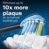 Philips Sonicare Genuine C3 Premium Plaque Control Replacement Toothbrush Heads, 4 Brush Heads, Black, HX9044/95