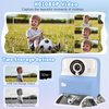 Amzelas Kids Camera Instant Print Photos Christmas Birthday Gifts for Boys Girls Age 3-12 HD Digital Video Cameras for Toddler Portable Toy for 3 4 5 6 7 8 9 Year Old Children with 32GB Card (Blue)