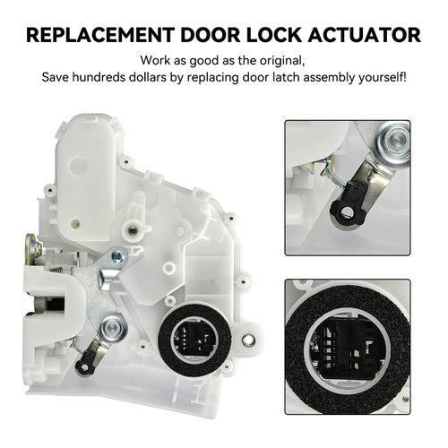 SYERAL Door Latch Lock Actuator Motor Front Right Passsenger Side 72110SWAD01 Replacement for 2007-2011 Honda CR-V