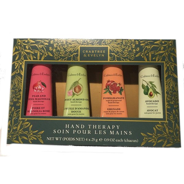 Crabtree & Evelyn Holiday Baubles Hand Therapy 4pc Set