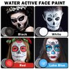 Blue Face Body Paint Pro Water Based Face Paint Washable for Adults and Kids,Halloween SFX Cosplay Clown Zombie Vampire Skeleton Stage Makeup-Blue