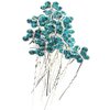 AKOAK 20 Pcs U-shaped Butterfly Rhinestone Hair Clip Crystal Hair Accessories Rhinestone Wedding Hair Clip for Bridal Wedding Party Girls (Light Green)