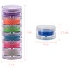 Duufin 36 Colors Pigment Nail Powder Colorful Luminous Pigment Powder Iridescent Pearlescent Powder Pigment for Nail Art, Body and Crafts
