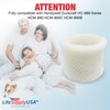 LifeSupplyUSA Humidifier Filter Replacement Wick Filter C Compatible with Honeywell Duracraft HC-888 Series HCM-890 HCM-890C HCM-890B