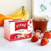 FITNE Strawberry Herbal Detox Tea Fruity Myrobalan Rhubard Senna Infusion Cleansing High Antioxidant No Calories Stevia Sweetener, 12 Tea Bags