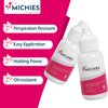 MICHIES Hair Replacement Adhesive Strong Hold Wig Glue,Lace Glue Hair Glue 1.3oz Hair Invisible for Wig Transparent Lace Wigs Glue Waterproof Lace Front Wig Glue for Wigs (38ML)