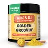 Alice & Eli Golden Groovin' - Turmeric for Dogs - Natural Immune & Joint Support for Dogs - with Organic Curcumin, MCT & Fenugreek - 30 Day Large Dog Supply