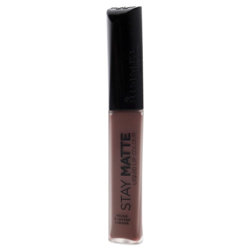 Rimmel London Stay Matte Liquid Lip Color with Full Coverage Kiss-Proof Waterproof Matte Lipstick Formula that Lasts 12 Hours - 733 Plunge, .21oz