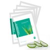 Aloderma Brightening Sheet Masks with 88% Organic Aloe Vera - 5 Pack Facial Masks with Niacinamide, Arginine for Radiant Skin - Evens Skin Tone & Revitalizes Rough, Dull Skin - Aloe Face Mask Sheet