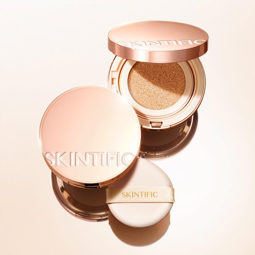 SKINTIFIC Cushion Foundation | Cover All Perfect Air Cushion | SPF 35 PA++++ | Oil-Control Waterproof Fondation Sweatproof Matte Finish Poreless Foundation Flawless BB Cream CC Cushion Makeup