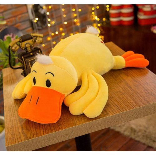 Ruzucoda Plush Yellow Duck Stuffed Animal Hugging Pillow Super Soft Toys Gifts 14 Inches