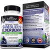 Elderberry with Zinc and Vitamin C for Adults - Immune Support Vitamins for Women and Men Natural Elderberries Black Sambucus Capsules - Immune Defense Multiminerals Supplement, Gluten-Free, 60 Ct