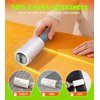 KONIZY Lint Rollers, Extra Sticky, 600 Sheets Mega Value Set with 3 Upgraded Handles, 6 Rollers Portable Pet Lint Remover for Clothes, Furniture, Carpet, Dog & Cat Hair Removal