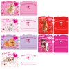 234 Pack Valentine's Day Party Favors Supplies Gift Exchage Cards Heart Glasses Bracelets Heart Stickers Stamper Sticky Hands Tattoo Bulk for Kids School Classroom Rewards Prizes Birthday Goodie Bags