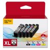 PGI-270XL CLI-271XL Ink Cartridges Replacement for Canon 270 271 Ink Cartridge 5 Color to use with MG6820 MG6821 MG6822 MG5720 MG5721 MG5722 TS5020 TS6020 Printer 5Pack