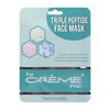 The Crème Shop Triple Peptide Face Mask | Promote Youthful Appearance Packed with Amino Acids Boosts Collagen, Repairing Damage Cells and Moisturizes | 5 Pack