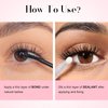 ALLOVE Lash Bond and Seal for Eyelash Extensions Cluster Lash Glue and Sealant for DIY Lash Extensions Strong Hold for 48-72 Hours Waterproof Lash Adhesive for Individual Lashes