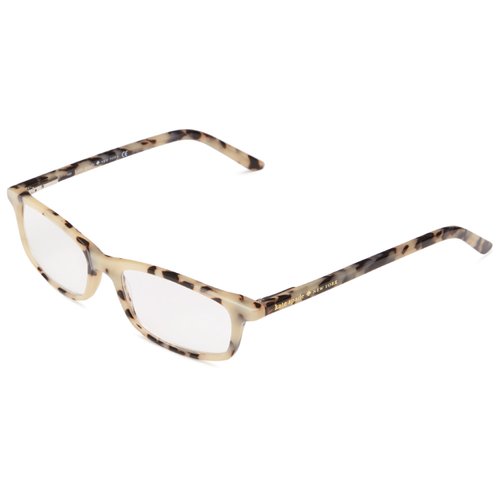 Kate Spade New York Women's Jodie Rectangular Reading Glasses, Milky Tortoise 25, 50 mm + 2.5