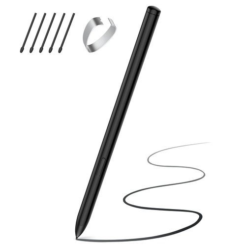 TiMOVO Magnetic EMR Stylus Compatible with Remarkable 2, Digital Pen with Eraser, 4096 Pressure Sensitivity, Palm Rejection, Tilt for Remarkable Marker Plus/Kindle Scribe, Black