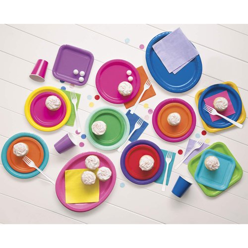 Lavender Solid Luncheon Paper Napkins - 6.5" x 6.5" (20 Ct) - Elegant & Durable Design - Perfect for Parties, Events & Celebrations