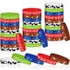 Kigeli 100 Pieces Cowboy Silicone Bracelets Wristbands for Kid Western Party Bracelets for Children Cowboy Cowgirl Party Favors