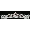 Janefashions Bridal Red Austrian Rhinestone Tiara With Hair Comb Wedding Bridal H303R