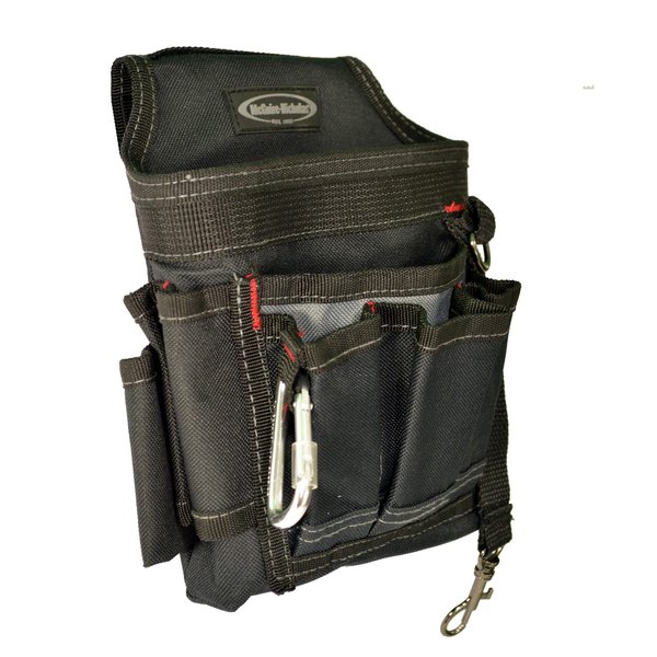 McGuire-Nicholas 8 in. W x 8 in. H Polyester Tool Pouch 7 Pocket Black 1 pc.