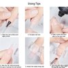 VNC 10Pcs Nail Tips Clip for Quick Building Polygel nail forms Nail clips for polygel Finger Nail Extension UV LED Builder Clamps Manicure Nail Art Tool