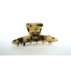 Medium tan and black tortoise marbled hair claw clip medium fine hair